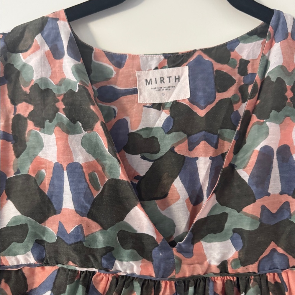 Mirth Multicolor Abstract Mini Dress